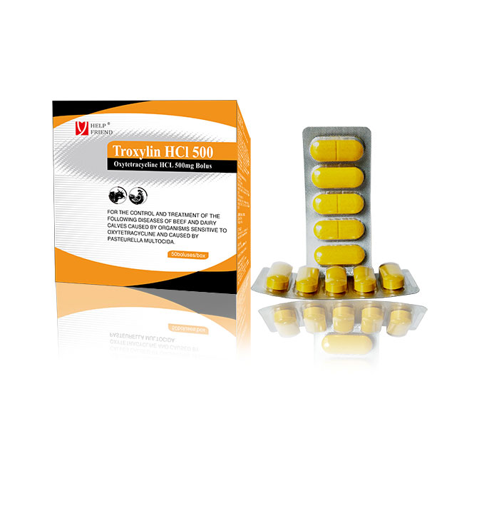 Oxytetracycline HCL 500 mg Bolus