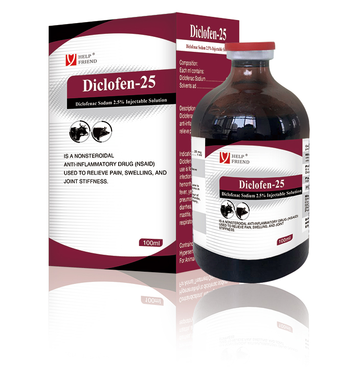 Diclofenac Sodium 2.5% Injectable Solution