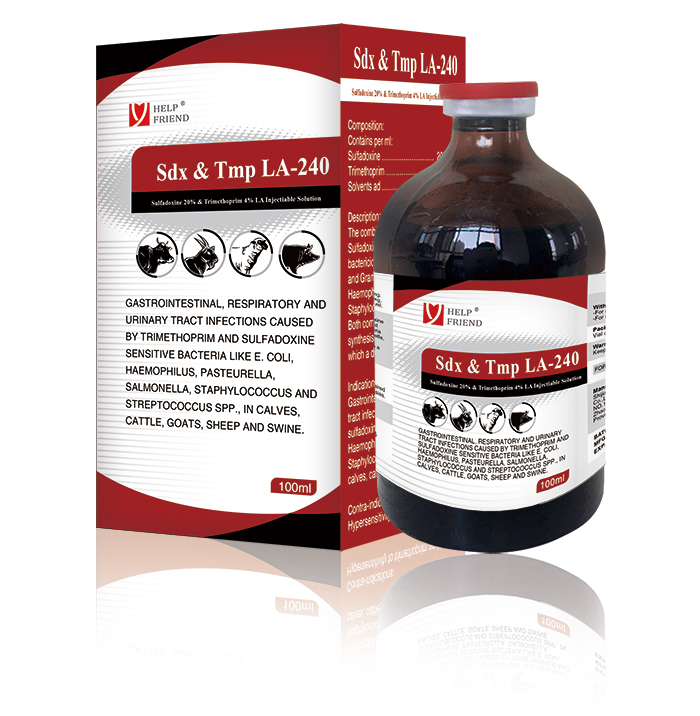 Sulfadoxine 20% & Trimethoprim 4% LA Injectiable Solution