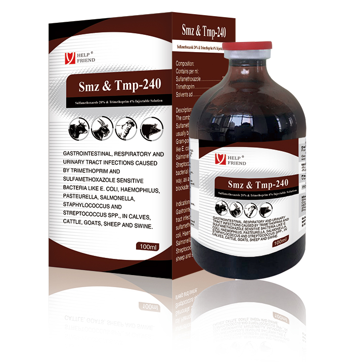 Sulfamethoxazole 20% & Trimethoprim 4% Injectable Solution